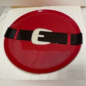 DEPARTMENT 56 “Time to Celebrate” SANTAS PLATTER W/Box